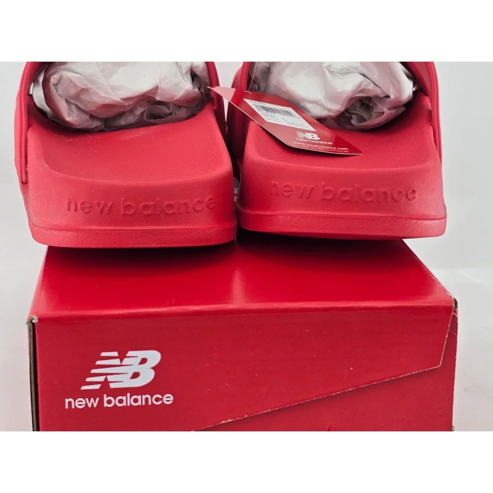 New Balance 200 N Slide Sandals Mens 9 Womens 11 Red SUF20SB1 -New